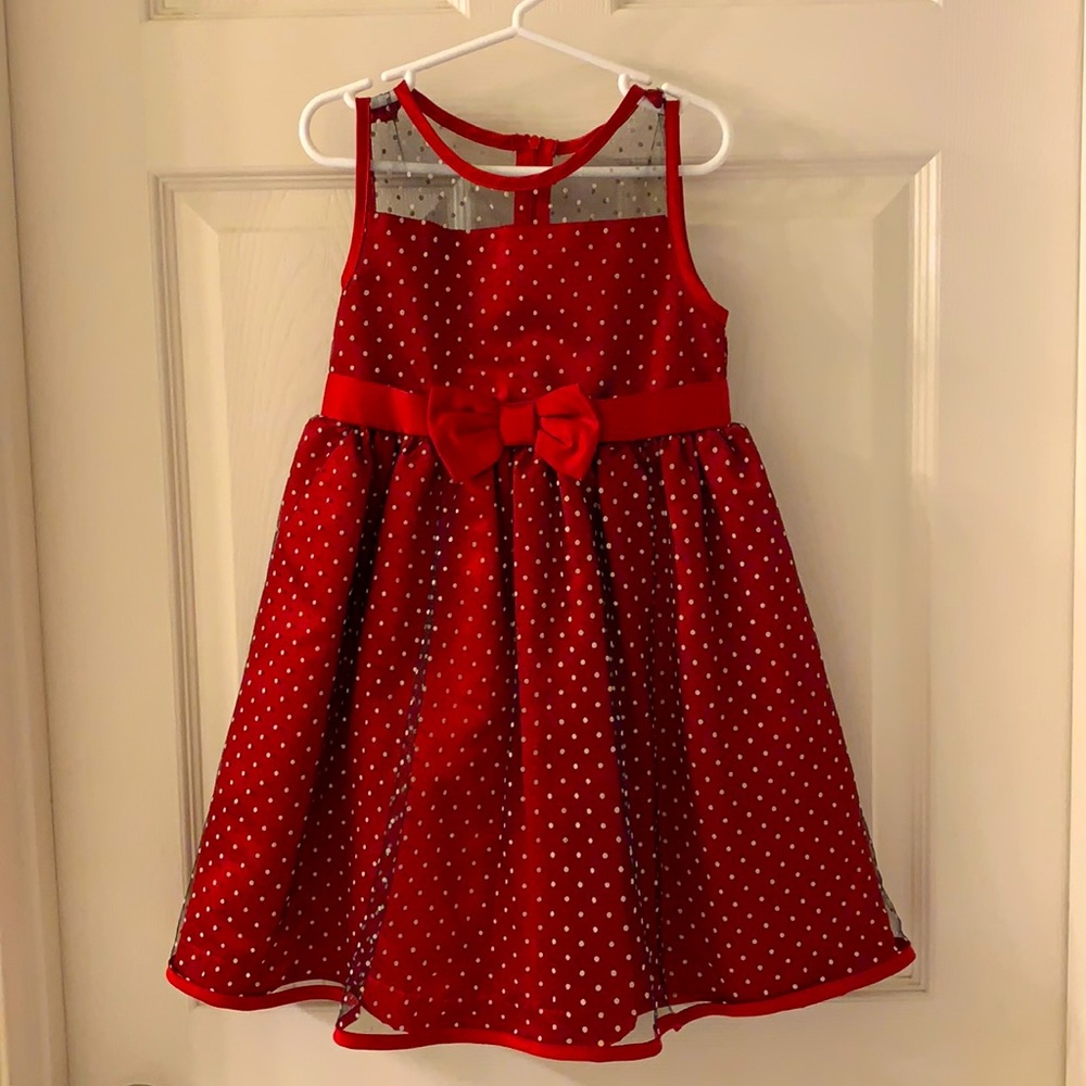 Girls red dress